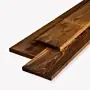 Douglas plank | ruw | bruin |  2x15 cm