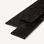 Douglas plank | ruw | zwart | 2x15 cm