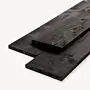 Douglas plank | ruw | zwart | 2x20 cm