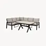 Oostra hoek loungeset | antraciet