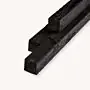 Douglas balk | ruw | zwart | 5x5 cm