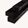 Douglas balk | ruw | zwart | 7x12 cm