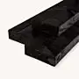 Douglas balk | ruw | zwart | 7x22 cm