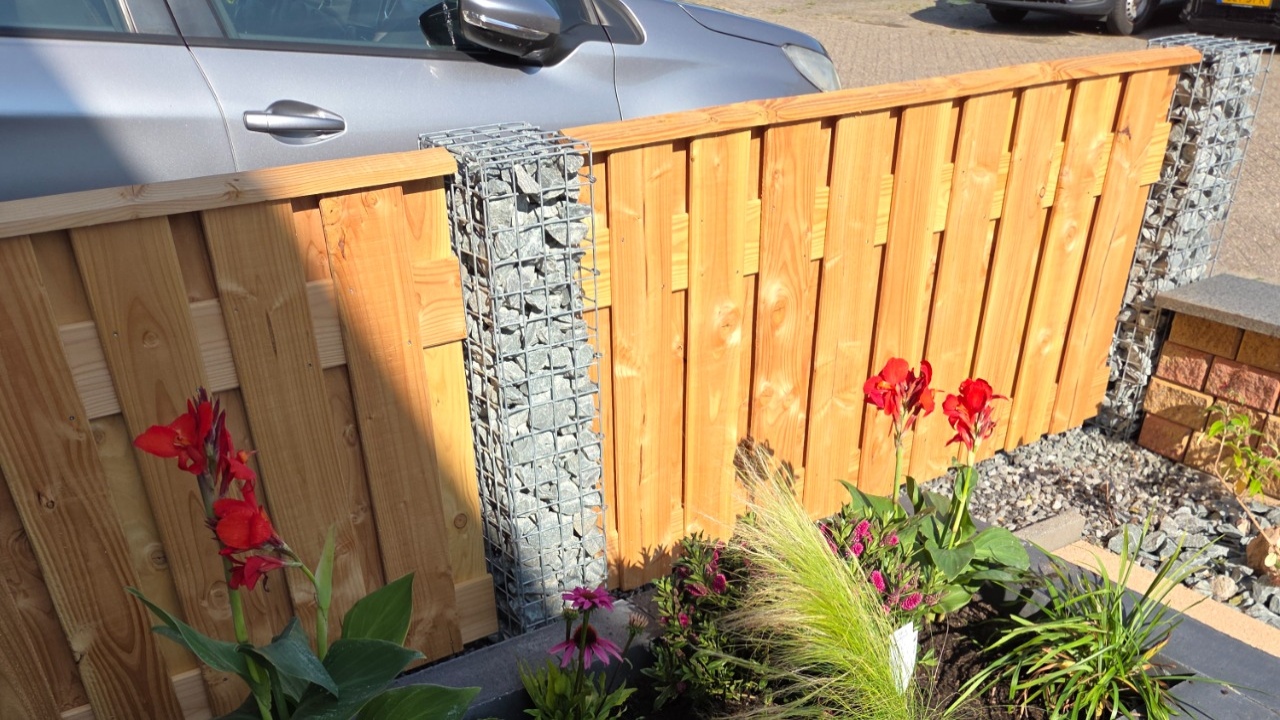 Nette en maatvast tuinscherm