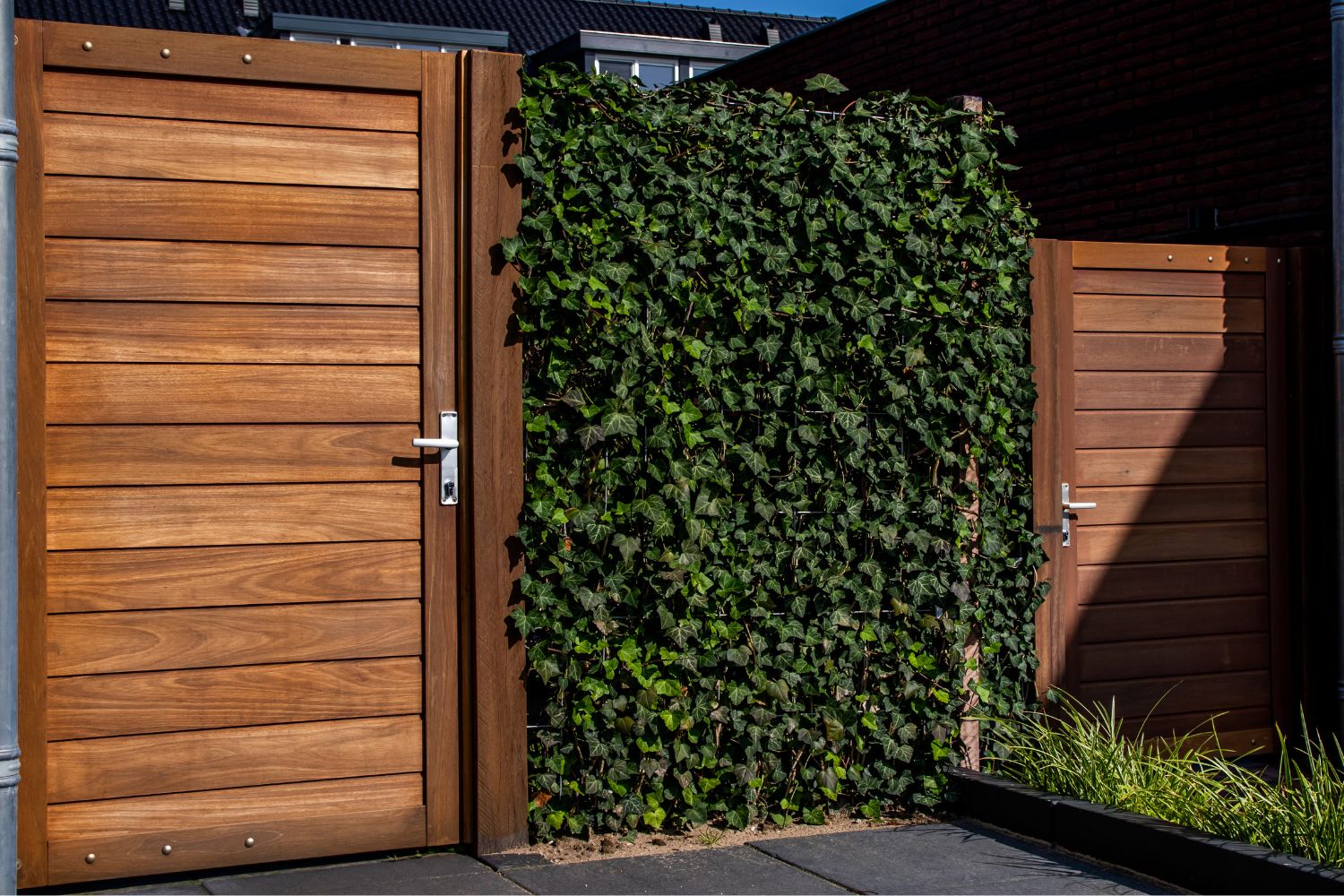 Tuindeur van bankirai hout