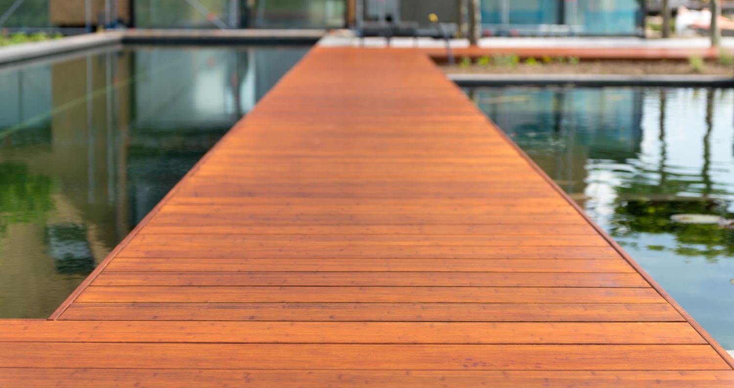 Houten vlonder bamboe vlonderplanken