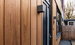 Thermowood gevelbekleding