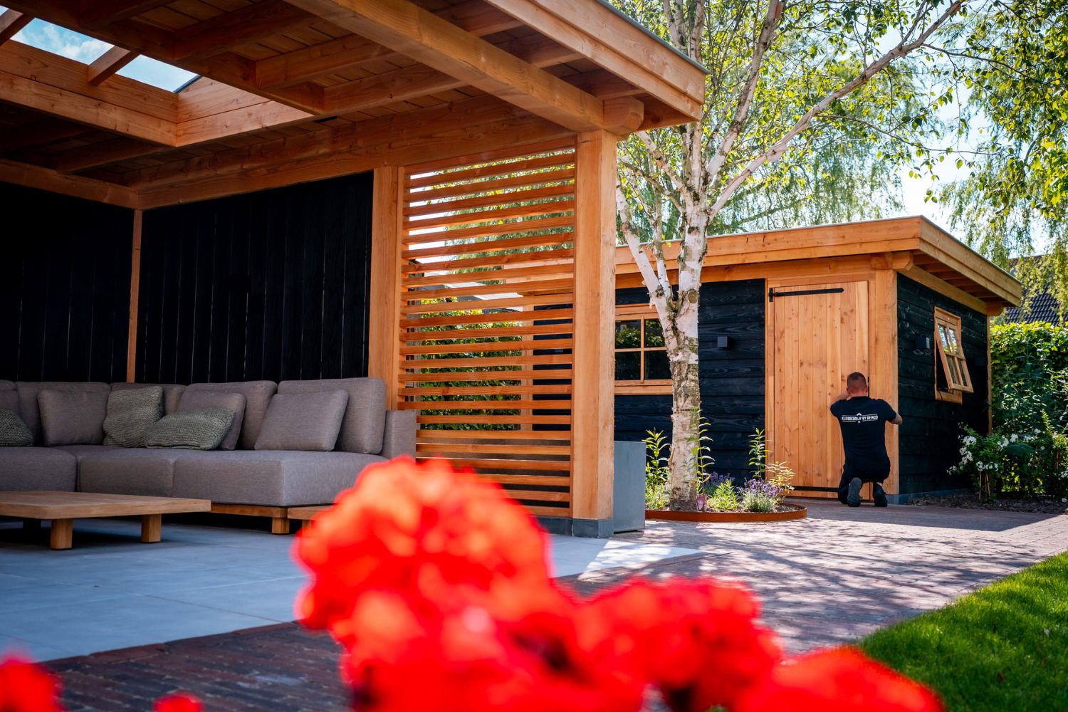 Douglas overkapping met lounge