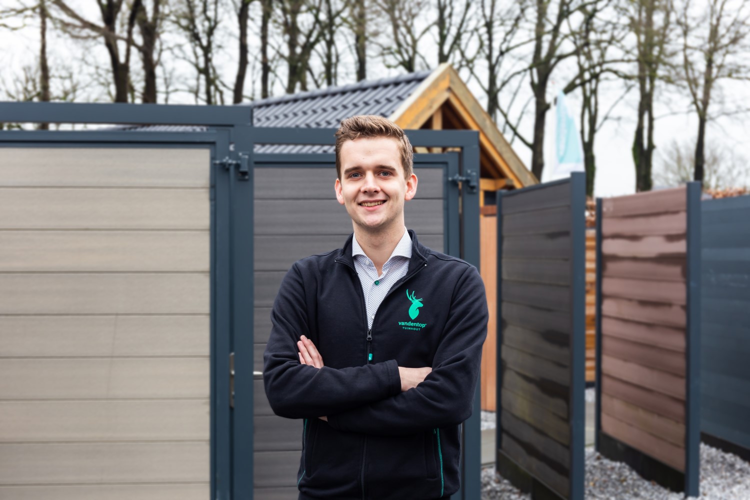 Professional verkoopadviseur mark flier